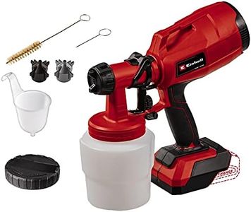 Einhell Power X-Change 18V Cordless Fence & Decking Paint Sprayer - Effortless and Fast Painting of Fences, Sheds, Decking & Garden Furniture - TC-SY 18/60 Li Solo Spray Gun (Battery Not Included)