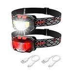 Rechargeable LED Headlamp, 2 Pack B