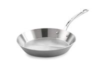 Samuel Groves - Classic Stainless Steel Tri-Ply Frying Pan - Rapid Heat Distribution - Suitable for All Hobs, Including Induction Made in England (26cm)