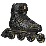 Roller Derby AERIO Q-60 Men's Inline Skates, Black/Gold, Size 7