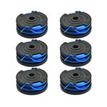 WETOOLPLUS KST-120X String Trimmer Replacement Line 20Ft 0.065" Compatible with Kobalt KST 120X-06 String Trimmer, Replacement Spool (6 Pack)