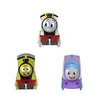 Thomas & Friends Toy Train 3-Pack, Color Changers, Diecast Thomas Percy and Kana Engines with Color Reveal in Warm and Cold Water ​, HNP82