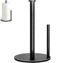 MODY RODY One-Hand Tear Paper Towel Holder on Countertop, Thickened Stainless Steel Kitchen Roll Holder for Standard Rolls, Multi-Functional Kitchen Roll Standing Rack for Home Use & Gifting