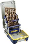 Irwin 3018006B 29-Piece Industrial Drill Bit Set Case with Turbomax Bits