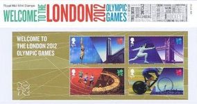 2012 Olympic Games Welcome Stamps in presentation pack