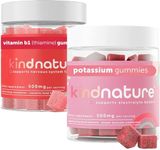 Kind Nature Essential Duo: Potassium & Vitamin B1 Gummies - Enhanced Nerve & Muscle Support, Delicious Chewables for Daily Health