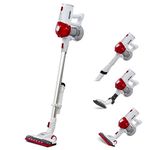 AGARO Regency Cordless Stick Vacuum Cleaner, Dry Vacuuming, 2 Suction Modes, 7 kPa Suction Power, Rechargeable Battery, Deep Clean Carpet to Hard Floor