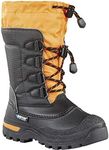 Baffin PINETREE Snow Boot, Charcoal/Orange, 11 M US Little Kid