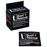 BootRescue all-natural cleaning wipes for leather and suede boots. Remove salt stains & grime. Box of 10 individually wrapped wipes.