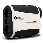 GolfBuddy GB LASER Lite 2 Rangefinder with Slope On/off Functionality - 800 Yards with Carry Case, White