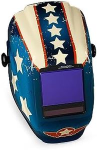 Jackson Safety TrueSight II Digital Auto Darkening Welding Helmet with Balder Technology (46118) HLX ADF Stars & Scars Graphic