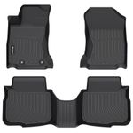 Findway Car Mats for Subaru Outback Automatic 2020-2025, Custom Fit, All Weather, TPE Rubber, Laser-Measured, for 1st & 2nd Row, Black