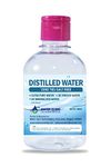 WATER CLINIC Ultra Pure Di-Ionised Distilled Water for Battery/Inverter/Medical Equipment's/Chemicals and Cosmetic Formulations - with Flip Cap/250ml Bottle