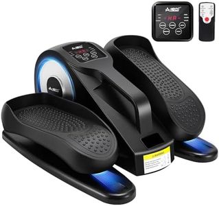 AOODIL Mini Eliptica, Máquina Elíptica Eléctrica de Velocidades Ajustables, Pedales Estaticos Personas Mayores, Pedaleador Electrico Portátil, Entrenador Elíptico para Mayores y Adultos