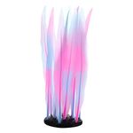 VOCOSTE Silicone Glowing Aquatic Artificial Seaweed, Aquarium Kelp, Pink