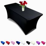 Black Linen Tablecloth For 6 Foot Table