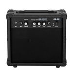 LALAHO 20W Bass Guitar Amp, Combo Amp - High, Low & Mid Controls with Illuminated Power Switch, Versatile Amplifier for Electric Bass Guitar Performance
