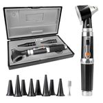 Scian Mcp Otoscope Ot10G With Light-Ear Infection Detector,Pocket Ear Scope With Hard Plastic Case For Kids,Adults,Doctor,Pets In Multiple Colors(Black)