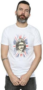 Absolute Cult Sex Pistols Homme God Save The Queen T-Shirt Blanc Medium