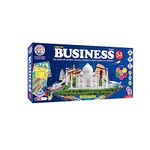 BKDT Marketing Business India Board Game 5 in 1 Board Game with Other Games Like Ludo, Snakes Ladder, Car Rally & Cricket (Senior Business with Coins)