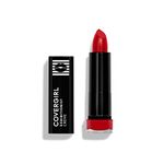 CoverGirl - Exhibitionist Crème Lipstick, Formulated with Shea Butter, Avocado, Coconut & Omega Oils for 24HR Hydration, 100% Cruelty-Free, Real Red - 510