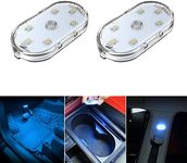 2 PCS Car Led Lights Interior,Ice B