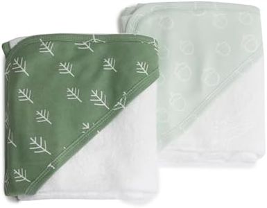 2 PK Hooded Towel Avocado/Forest