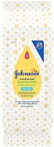 Johnson's Head-to-Toe Baby Cleansing Cloths, 15 Count