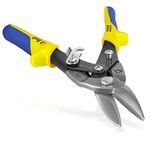 S&R Tin Snips Aviation 250mm, Made of Cr-Mo Steel, for Metal Sheets Cutting, Straight Cut