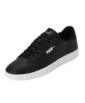 PUMA Mens Smash 3.0 L Sneaker, Puma Black Puma Black Puma White, 7 UK