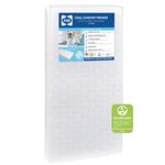 Sealy Baby Cool Comfort Premier 2-Stage Lightweight Waterproof Standard Toddler & Baby Crib Mattress – Soybean Cool Gel Memory Foam, 51.63" x 27.5"