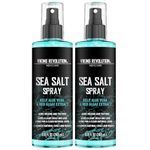 Viking Revolution - Sea Salt Spray Hair Men - 2x240ml - Hair Texturizing Spray with Kelp, Aloe Vera & Red Algae Extract - Add Volume & Texture