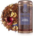 Teabloom Herbal Tea, Floral Rooibos Loose Leaf Tea, Rooibos Blend with Floral Flavors and Scent, Kosher Certified, 3.17 oz/90 g Canister Makes 35-50 Cups