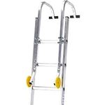 Extension Ladder Roof Hook Conversion Kit – Ridge Clamp & Wheel Ladders Adapter – Aluminium Bracket/Converter Attachment – Strong & Safe