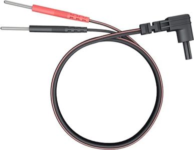 iSTIM Reemplazo de 45 cables conductores para almohadillas de unidades de electrodos TENS/EMS/IF/conectores de Cable de clavija de ∅2mm (4 piezas)