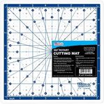 U.S. Art Supply 8" x 8" Rotary WHITE/BLUE High Contrast Professional Self Healing 7-Layer Durable Non-Slip Cutting Mat Great for Scrapbooking, Quilting, Sewing and all Arts & Crafts Projects