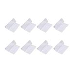 SUPVOX 8 Pcs Waterproof Repair Patch Clear Repair Patch Repair Hole Patch Kit for Tent, Exercise Ball, Kayak, Inflatable Bed, Pool Float, and Airbed Mattress