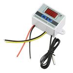 Super Debug XH-W3001 DC 110V-220V 1500W 10A Microcomputer Digital Temperature Controller Digital Display Thermostat Control Switch and NTC 10K Thermistor Sensors Digital Temperature Probe