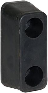 Buyers Products B5540 Molded Rubber Bumper, 2-1/2 X 3 X 6, Set of Two Bumpers For Truck And Trailer Protection, Durable Dock Bumper For Equipment And Delivery Bays