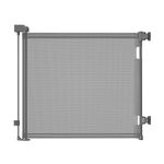 ONTRIP Baby Gate, Extra Wide Safety Kids or Pets Gate Retractable 33” Tall, Extends to 55” Wide, Mesh Safety Dog Gate for Stairs, Indoor, Outdoor, Doorways, Hallways Grey