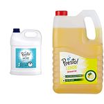 Presto! Matic Top Load Detergent Liquid, Mega Saver Pack- 5 L and Presto! Dishwash Gel - 5 L (Lemon)