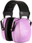 ProCase SNR 36dB Noise Reduction Safety Ear Muffs, NRR 32dB Noise Cancelling Headphones, Hearing Protection Ear Protection for Shooting Gun Range Mowing -Purple