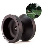 YoyoFactory DV888 Metal Yo-Yo - Black (beginner friendly yoyo, spare string and tips included)