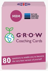 MBM 80 GROW Coaching Cards. Known as Flash Cards Emotion Cards, Conversation Starters & Oracle Cards. Coach Gifts for Managers/Coaches. Use to Develop Emotional Intelligence, Mindfulness & Life Skills