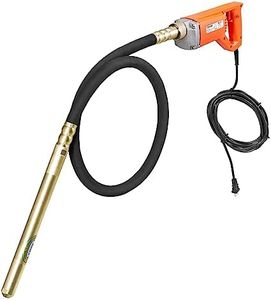 VEVOR Handheld Concrete Vibrator, 800W Electric Vibrator 13000 VPM, Electric Concrete Vibrating Tool With 6.6ft / 2m Shaft Rod, Portable Pencil Cement Vibrator Remove Air Bubble and Mix Concrete