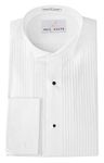 Tuxedo Shirt By Neil Allyn - 100% Cotton Wing Collar with French Cuffs (17.5 - 32/33)