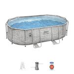 Colemann Coleman Power Steel Frame 16 x 10 x 48 Oval Pool Set