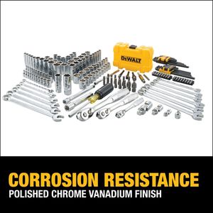 DEWALT Mechanics Tools Kit, 168-Piece Set – Sockets & Wrenches