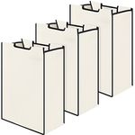 3 Pack Laundry Sorter Replacement Bags Large Hamper Cart Removable Replacement Bags Laundry Organizer Laundry Hamper Liner Laundry Storage Organizer Replacement Bags, 14.76 x 8.66 x 21.65 Inch (Beige)