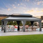 DWVO 12x18ft Hardtop Gazebo Double 